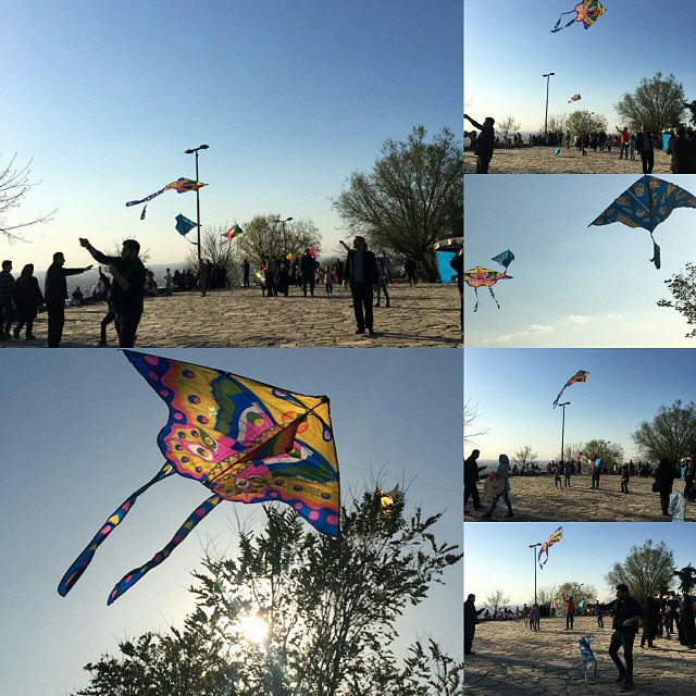 جشنواره بادبادكها در لاهيجان برگزار شد